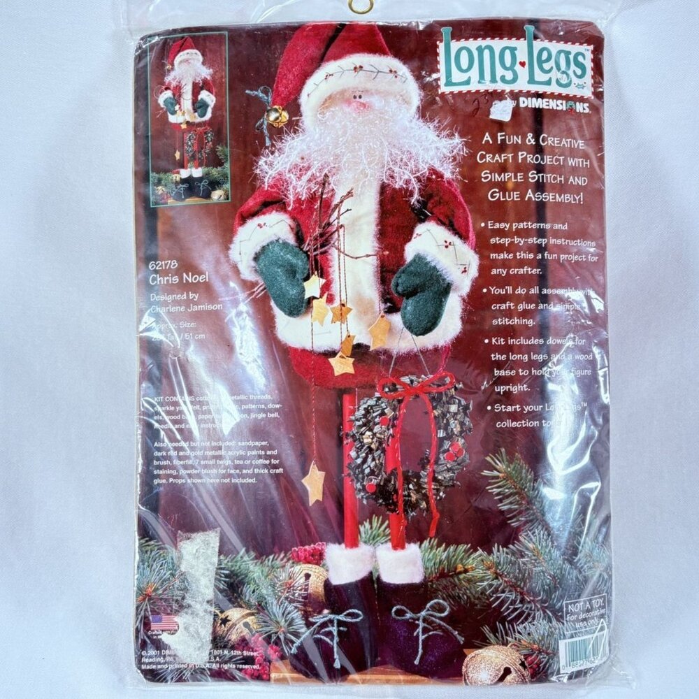 Vintage 2001‎ Long-Legs By Dimensions 62178 Chris Noel Craft Kit